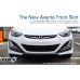 tuix front skirt set for hyundai elantra 2013-15